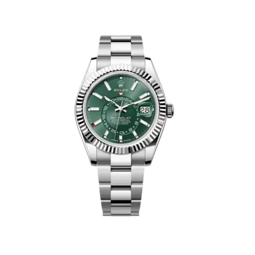 Sky-Dweller Oyster, 42 mm, Oystersteel And White Gold Reference 336934-0001