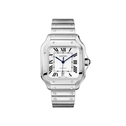 Santos de Cartier Large Steel Watch Ref WSSA0018